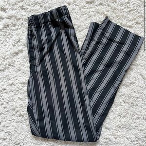 John Galt black striped pants